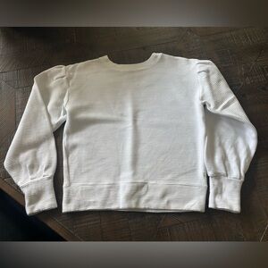 Albion Fit White Ribbed Top